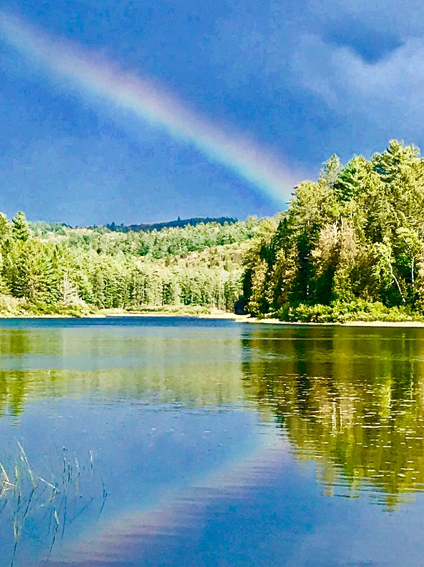 Rainbow over the Dumoine River
