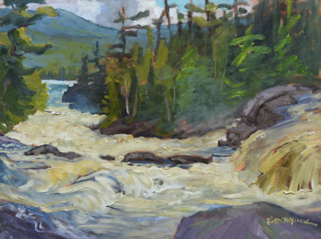 painting of grande chute