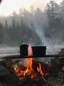 Camping fire
